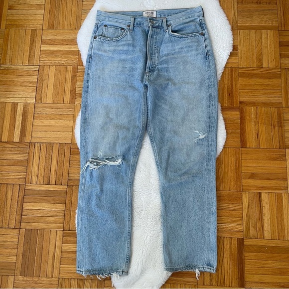 AGOLDE Riley High Rise Straight Crop Size 29 - Picture 3 of 12